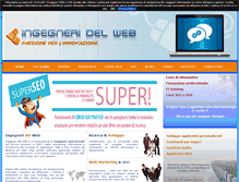 Tablet Screenshot of ingegneridelweb.com